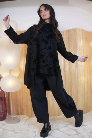 Oscar Inka Trapeze Top Black  /13=